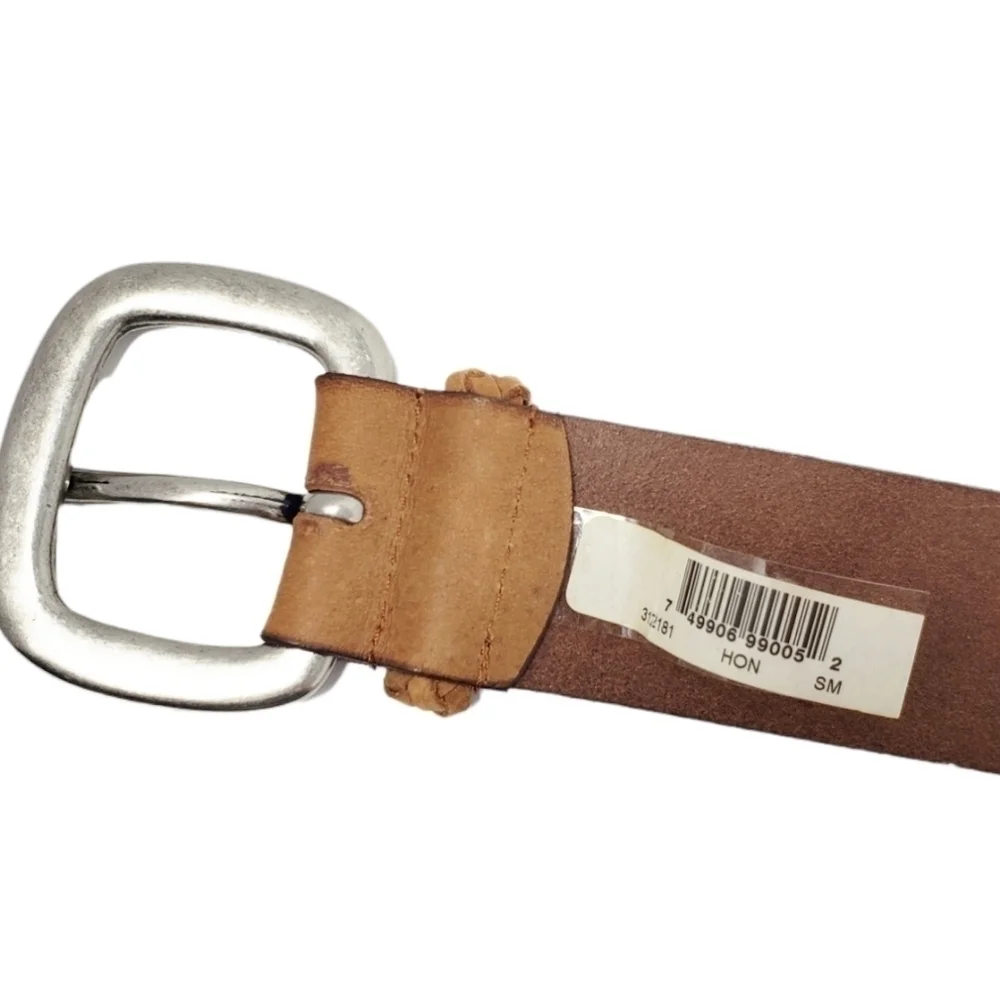 NINE WEST genuine leather beaded belt